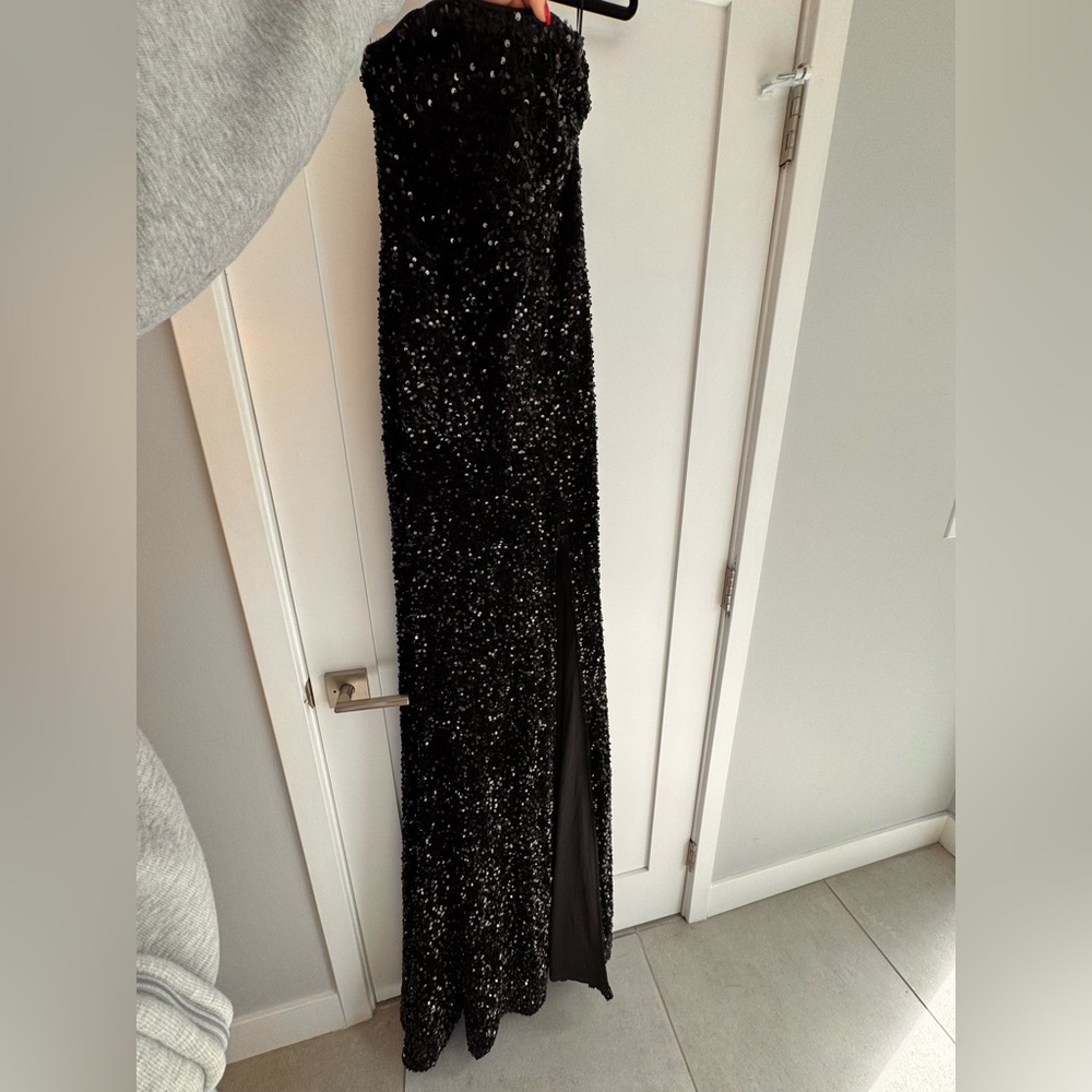 Fashion Nova Black Strapless Dress